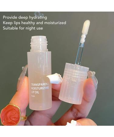 Moisturizing Lip Oil Lip Balm Remove Dead Skin Lip Stain Fade Lip Lines Deep Nourishing Lip Gloss Long Lasting Liquid Lipstick for Night Repair - Buy Online on GoSupps.com