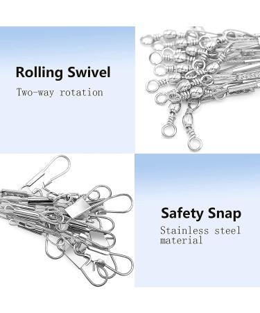 YOTO Stainless Steel Hi-Low Fishing Tackle Leaders with Swivels | High-Strength Saltwater Fish Wire Gear | 70lb-12pcs | Fishing Gift C1-17.7 - Buy Online on GoSupps.com