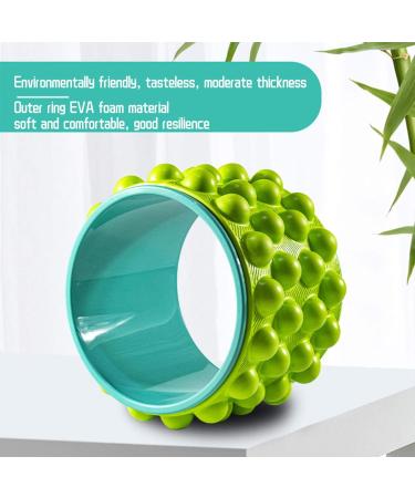 Comfortable Yoga Wheel for Back Pain Relief | Durable Open Back Bending Exercise Wheel for Stretching & Flexibility - Buy Online on GoSupps.com