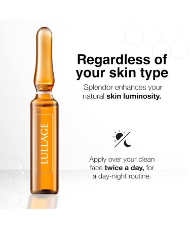 Splendor Radiant Facial Serum Ampoules | Hyaluronic Acid & Vitamin C for Skin Firming | Lullage Revitalizing Serum - Buy Online on GoSupps.com