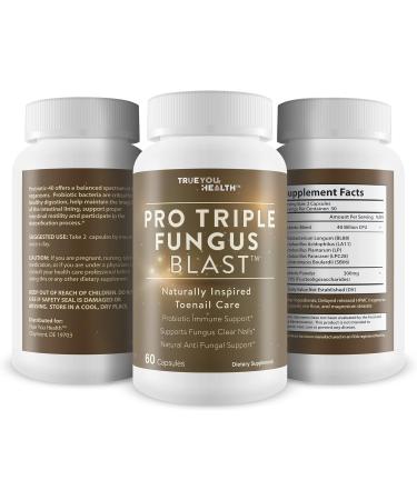 Pro Triple Fungus Blast - Probiotic Fighter for Toe Nail & Foot Fungus - Natural Health Support for Clear Nails & Feet - Buy Online on GoSupps.com