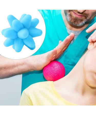 Ultechnovo 2-Pack Star Fitness Massage Balls - Hand Foot & Neck Massager - Yoga Ball for Kids - 8cm Blue - Buy Online on GoSupps.com
