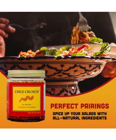 Chile Crunch Original - All-Natural Spicy Condiment - 3 Pack (8oz Each) - Buy Online on GoSupps.com