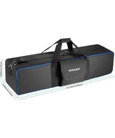 Neewer Large Photo Studio Lighting Equipment Carrying Bag 41.3x9.84x9.84in - Blue | Shoulder Strap & Handle for Light Stand, Tripod, Umbrella, Monolight, LED Light & Accessories - Buy Online on GoSupps.com