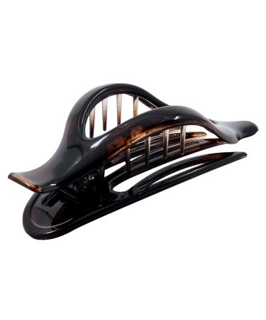 Camila Paris CP2372 French Hair Clips  Large Side Slide Hair Clips for Volume Hair  Strong Hold No Slip Grip  Girls Hair Claw Clips for Women  Durable Styling Girls Hair Accessories  Made In France Tortoise Shell