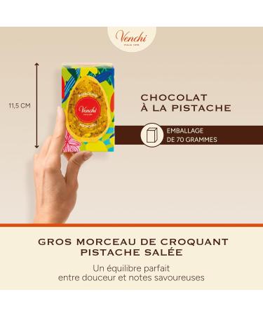 Venchi - uf Mignon au Chocolat la Pistache Sal e 70 Gr avec de gros clats de Pistaches Torr fi es Sans Gluten Collection de P ques Venchi Id e Cadeau - Buy Online on GoSupps.com