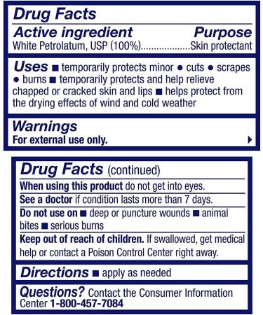 Vaseline Original Petroleum Jelly Skin Protectant 7.5 oz (Pack of 11) - Buy Online on GoSupps.com