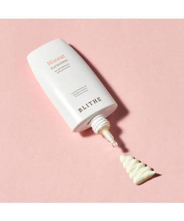 Blithe Honest Sunscreen for pH Balance & Mild Protection - Korean Skincare Chemical Sun Protection Replenish Skin pH 5.5 Balancing Formula SPF 50+ PA++++ (50 ml) - Buy Online on GoSupps.com
