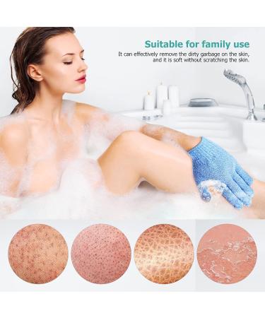 Healifty 6 Pairs Exfoliating Gloves for Body Shower - Bath and Shower Scrubber Gloves for Women - Buy Online on GoSupps.com