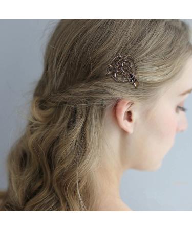 Shop Cinaci 32-Piece Vintage Leaf Flower Butterfly Hair Clip Set - Retro Bronze Hairpins for Women & Girls - International Shipping Available - Buy Online on GoSupps.com