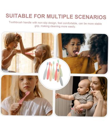 Minkissy 8-Pack Soft Toothbrushes for Sensitive Gums | U-Shaped Baby & Children's Toothbrush Set | Travel & Home Use - Buy Online on GoSupps.com