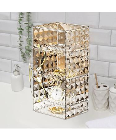 Novent Cosmetic Organizer - Eyeshadow Palette Makeup Storage Display Cube | Wear-Resistant Makeup Storage Display Cube for Bedroom  - Buy Online on GoSupps.com