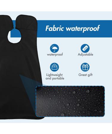 Buy PZJFH Waterproof Beard Apron for Men - Shaving Cloak with Suction Cups 106.5x71cm Black | International Shipping Available - Buy Online on GoSupps.com