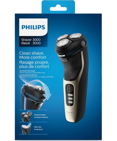 Philips Electric Shaver Series 3230 Wet & Dry with SkinProtect Technology & PowerCut blades S3230/5 - Buy Online on GoSupps.com
