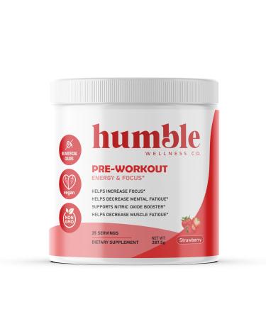 Pre-Workout Powder Berry Blast - Energy Boost with Creatine + 150mg Caffeine and Beta-Alanine Performance Blend - 25 Servings