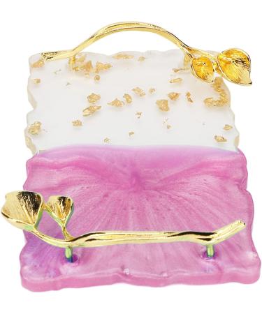  Bamjour Nail Polish Palette Mixed Color Palette for Nail Art Non-Slip Nail Polish Gel Color Display Board Mixing Plate (PINK) - Buy Online on GoSupps.com