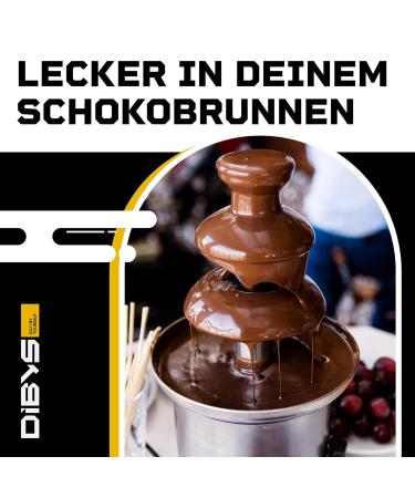 Dabies 900g Chocolate-Mixed Mix | Premium Belgian Chocolate for Fountains Fondue & Coatings | White Milk & Dark Chocolate Gift Set - Perfect for Melting! - Buy Online on GoSupps.com