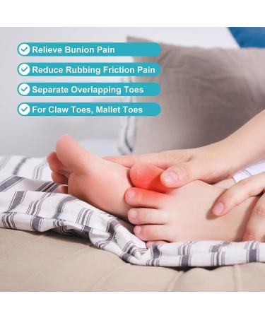 Gel Bunion Protector Shield - 2pcs Silicone Bunion Pads for Big Toe - Pain Relief for Bunions and Blister Protection - Buy Online on GoSupps.com