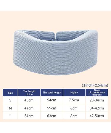 Pacienjo Neck Support - Soft Breathable Collar for Women & Older Men | Comfortable Neck Correction for Students - Large - Buy Online on GoSupps.com