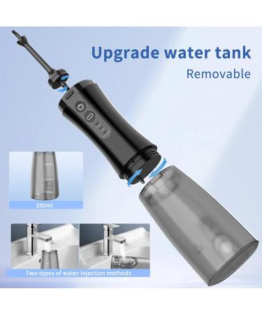 VITCOCO Water Flosser with Camera - Rechargeable Dental Flosser Waterpik 3 Nozzles IPX7 Waterproof for iOS & Android - Black - Buy Online on GoSupps.com