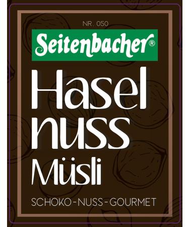 Seitenbacher Hazelnut Muesli I Chocolate Nut Gourmet I Whole Grain Grain I Wheat Free I (3 x 750 g) - Buy Online on GoSupps.com