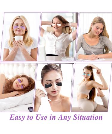 Shop Reusable Eye Patches - 5 Pairs Silicone Under Eye Masks for Wrinkle Reduction & Lifting Effect - Buy Online on GoSupps.com