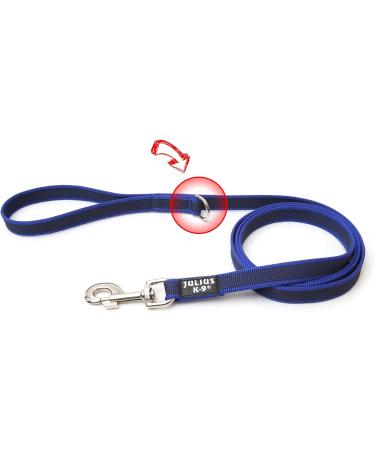 IDC Color & Gray Rubberized Dog Leash - 20mm x 2m with Loop & D-Ring - Blue-Grey - Durable International Shipping - Buy Online on GoSupps.com