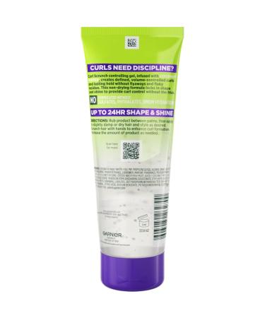 Garnier Fructis Style Curl Scrunch Controlling Gel 6.8 oz - Define Curls Frizz Control & Long-Lasting Hold | International Shipping Available - Buy Online on GoSupps.com
