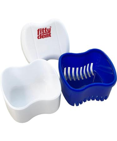 Fittydent Cleaning Container for Dentures - Durable & Convenient Storage for International Shipping - Buy Online on GoSupps.com