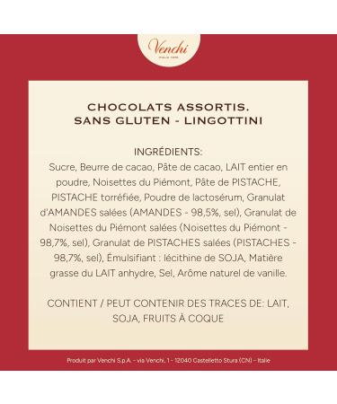 Venchi Coffret Cadeau de No l Rouge avec Mini Lingot Assortis avec Fruits Secs Croquants dition Limit e Alice Bureau 117 g Sans Gluten Id e Cadeau - Buy Online on GoSupps.com