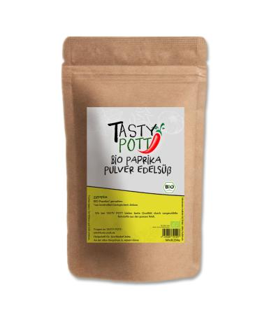 Tasty Pott Organic Pepper 250g Bag - For Cooking & Roasting - Marinating & Refining - Premium Seasoning - Organic Flavor - Storage Bag