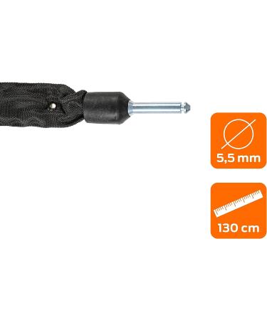 Buy AXA ULC 130/5.5 Chain for Frame Lock - Compatible with AXA Locks - 5.5mm Polyester Coverage - International Shipping Available - Buy Online on GoSupps.com