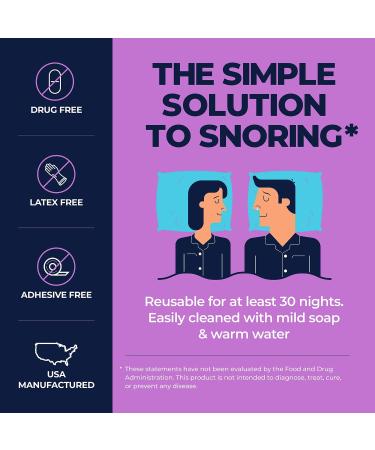 Silent SNOOZ Nasal Dilator Anti Snore Device - Reusable Nose Vent for Snoring Relief - Buy Online on GoSupps.com