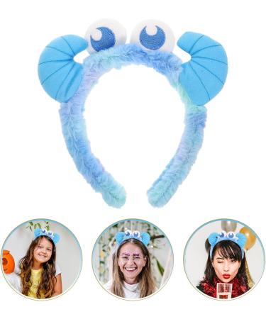 minkissy Horn Headband Plush Ox Horn Headband Cute Funny Headwear Cartoon Animal Horn Hair Hoop with Eyes Hairband for Halloween Dress Up Headbands - Buy Online on GoSupps.com