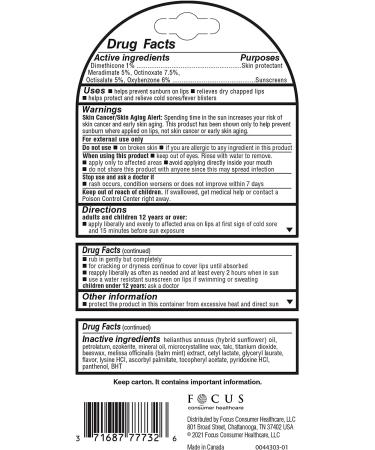 Herpecin L Lip Protectant Spf 30 0.1 Oz (Pack of 3) - Buy Online on GoSupps.com