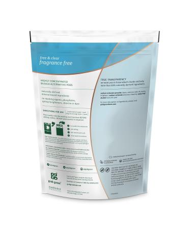 Grab Green Natural Bleach Alternative Pods - Non-Chlorine Fragrance Free Unscented - 24 Loads for Eco-Friendly Laundry - Buy Online on GoSupps.com