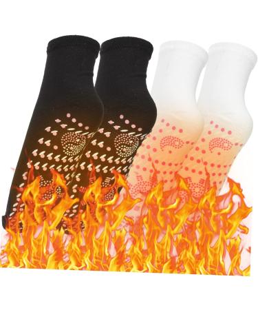 Kisangel Electrical Foot Warmers - 4 Pairs of Men s Cotton Socks for Winter & Hyperthermia Relief - Buy Online on GoSupps.com