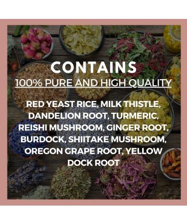 Remedy's nutrition Red Yeast Rice with Liver Safeguard (Herbal Proprietary Blend) | 1 000 mg 60 Vegan Capsules Herbal Dietary Supplement - Buy Online on GoSupps.com