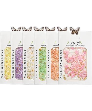 1Bag 3D Flower For Women Nails Art Decorations Easy Installation And Removal Add Charm To Your White - Buy Online on GoSupps.com