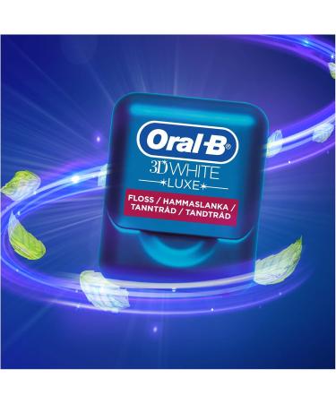 Buy Oral B 3D White Seda Dental Floss 35m - Best International Shipping | Fresh Breath & Whiter Teeth - Buy Online on GoSupps.com