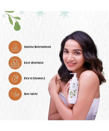 ECH Green Velly Fl Colonie Avocado Moisturizing Body Lotion with Cocoa Butter & Vitamin-E - Sulphate & Paraben Free - 250ml - Buy Online on GoSupps.com