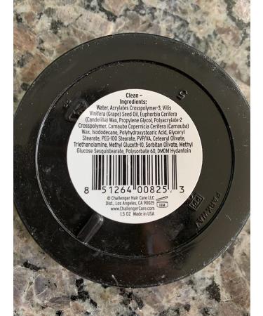 Challenger Clean Cream Pomade 3oz | Fragrance Free, Non-Comedogenic | Medium Hold, Natural Finish | Water Based, Travel Friendly | Unscented - Pack of 1 - Buy Online on GoSupps.com
