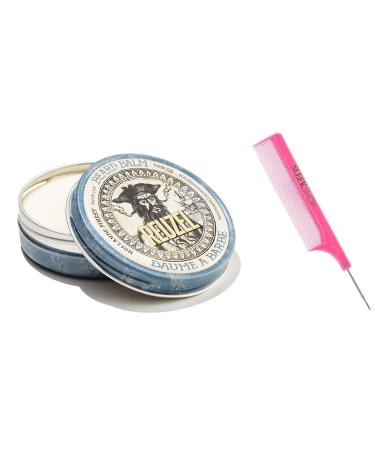 yper Comb + R z BEARD BALM (1.3 oz / 35 g) Men Hair Styling Product for Man (w/SIeekshop Pink Comb) (Beard Balm (1.3 oz))