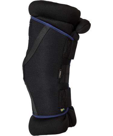 Back on Track Royal Ankle Guard Deluxe Supportive Ankle Brace in Black & Blue (S Size) - Buy Online on GoSupps.com