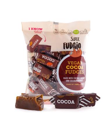 SUPER FUDGiO Super Fudgio - Vegan Cocoa Fudges - Toffe Fudge (10 x 150 g)
