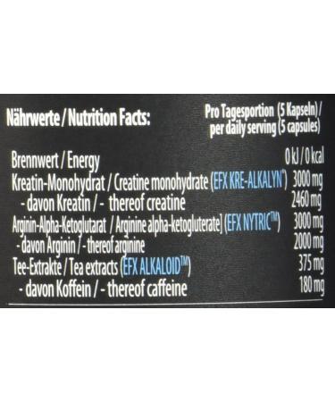 EFX Kre-Alkalyn Nitro-Pro Super Caps - 120 Creatine Capsules for Enhanced Performance - International Shipping Available - Buy Online on GoSupps.com