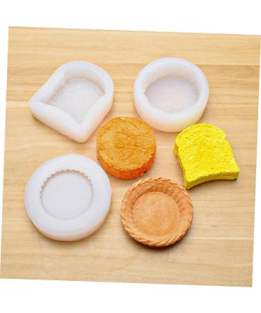 Milisten 4 Pcs Cake Mold Ice Cream Biscuit Silicone Soap Making Molds Molde De para Resina Chocolate Molds Cookie Cake Creative Baking Molds Aroma Silica Gel Cake Pie Muffin White Whitex2pcs 9X8X2.6CMx2pcs - Buy Online on GoSupps.com