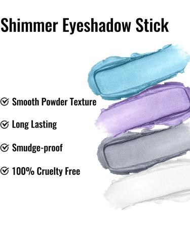  Erinde Erinde Green Glitter Eyeshadow Pencil Waterproof Long Lasting Pearly Cream Pencil High Shiny Metallic Eye Pigment - Buy Online on GoSupps.com