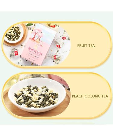 Peach Oolong Tea Pure Natural Dried Fruit Individual Package Tea Peach Flavored Oolong Tea for Home Office Hotel - Buy Online on GoSupps.com