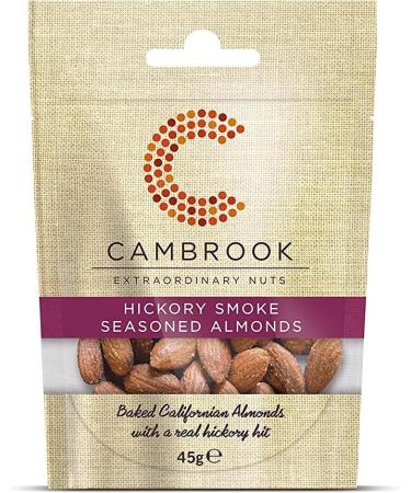Cambrook | Almonds Hickory Smoke Seasoned 45g | Peanuts Caramelised Sesame Seeds 45g | Sweet Chilli Peanuts & Cashews 45g by Food Sanctuary - Buy Online on GoSupps.com